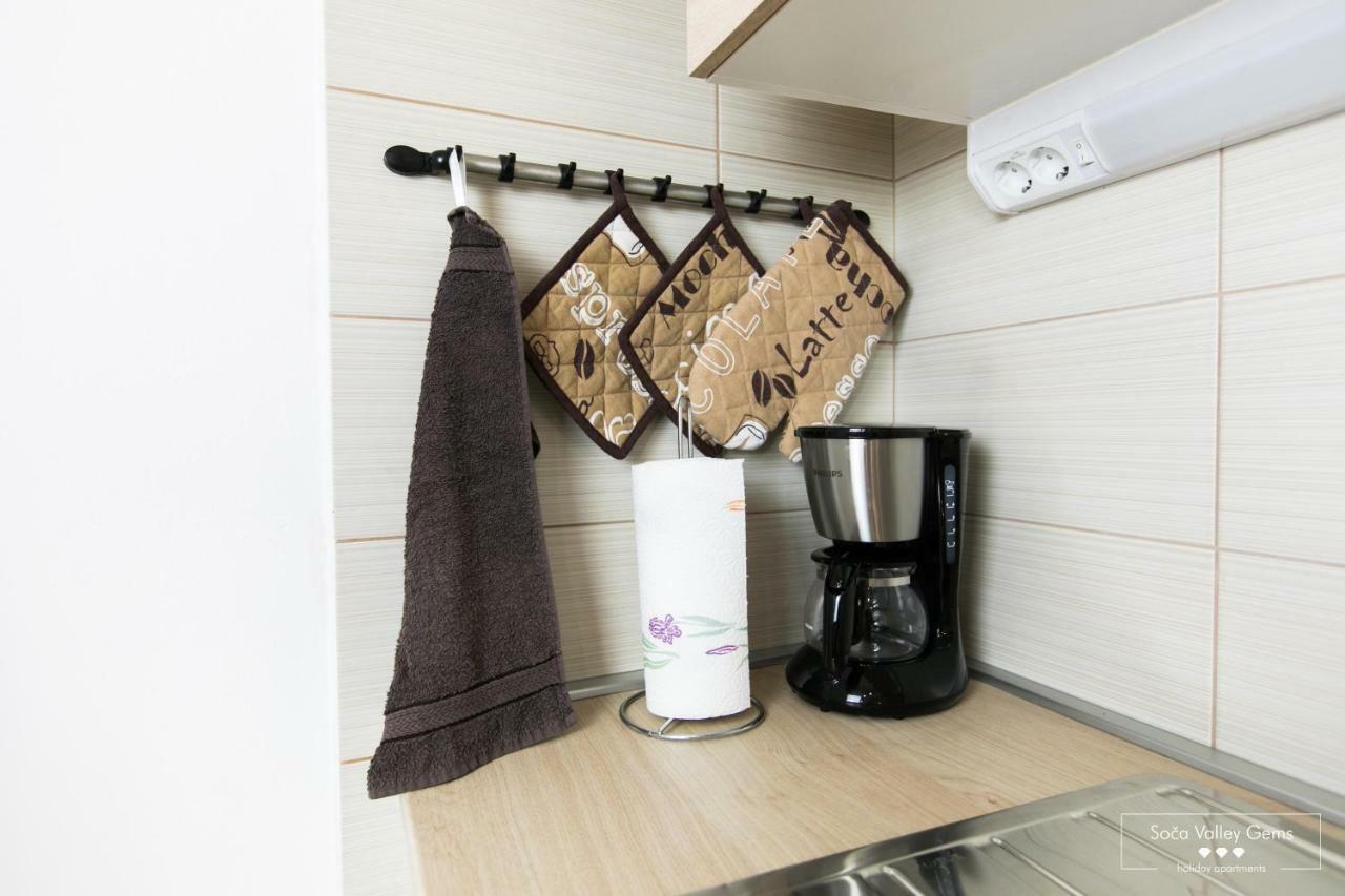 Amber studio Apartment Kobarid Esterno foto